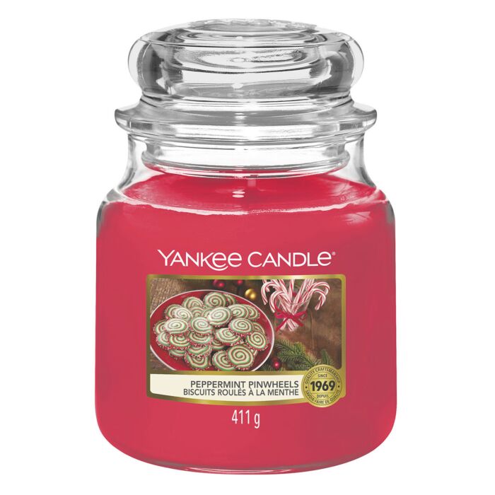 Yankee Candle - Peppermint Pinwheels - Medium Jar Candle